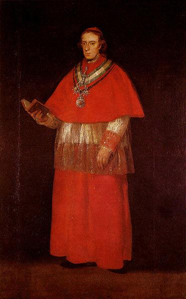 Francisco de Goya Portrait of Cardinal Luis Marea de Borben y Vallabriga France oil painting art